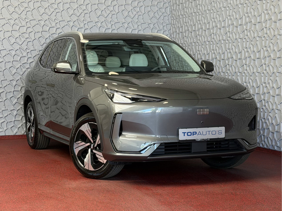 Geely E5 Max+ 68 kWh | 475KM Bereik Speciaal Wit Leer Topuitvoering | Panoramadak | Elektr. Achterklep | 360°