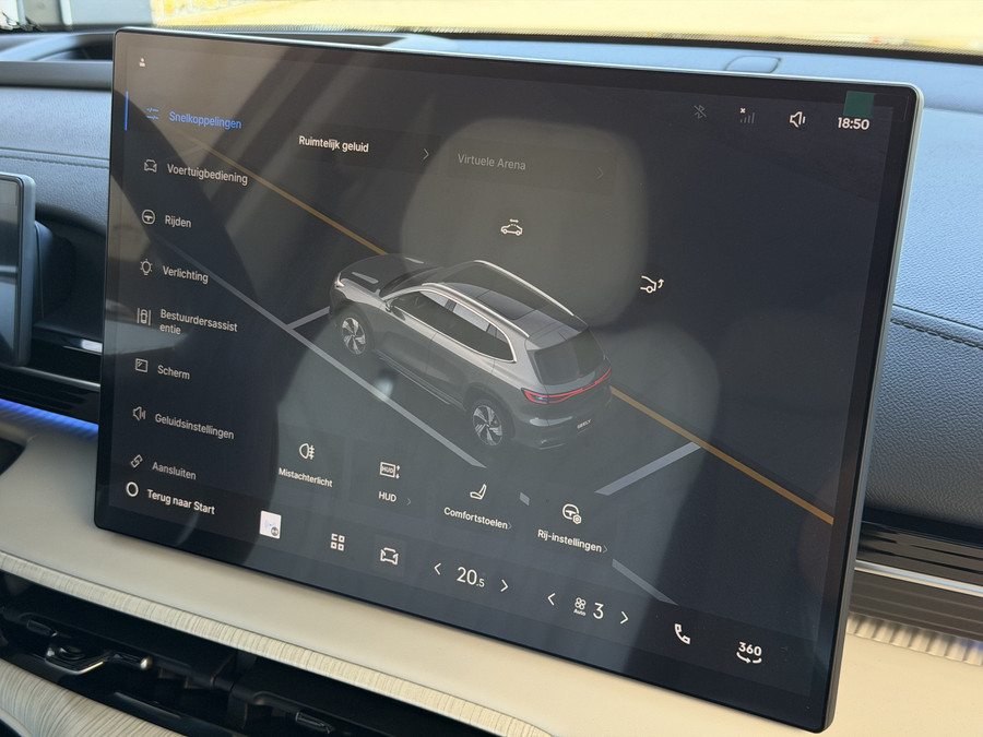 Geely E5 Max+ 68 kWh | 475KM Bereik Speciaal Wit Leer Topuitvoering | Panoramadak | Elektr. Achterklep | 360°