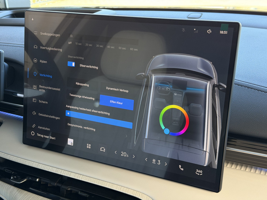 Geely E5 Max+ 68 kWh | 475KM Bereik Speciaal Wit Leer Topuitvoering | Panoramadak | Elektr. Achterklep | 360°