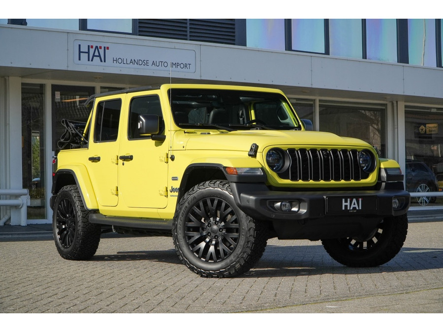 Jeep Wrangler Unlimited 4xe 380 Sahara I BRUTE 20 inch I ACC I Softtop en Hardtop