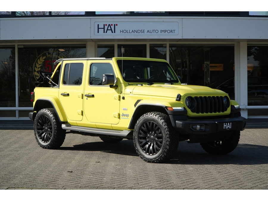 Jeep Wrangler Unlimited 4xe 380 Sahara I BRUTE 20 inch I ACC I Softtop en Hardtop