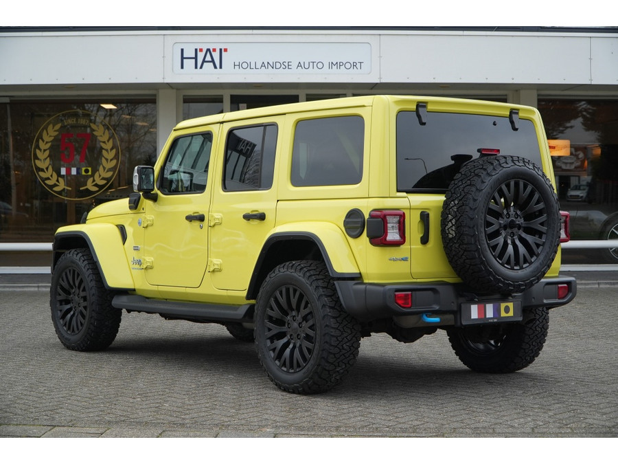 Jeep Wrangler Unlimited 4xe 380 Sahara I BRUTE 20 inch I ACC I Softtop en Hardtop