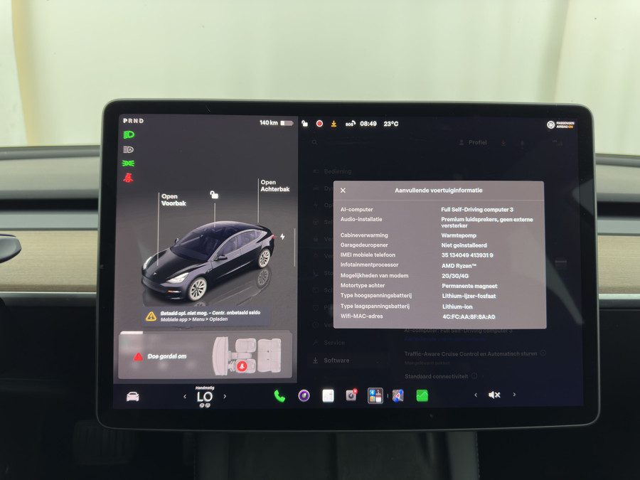 Tesla Model 3 Standard RWD Plus 60 kWh [3-Fase-11kW] {SoH-90%}