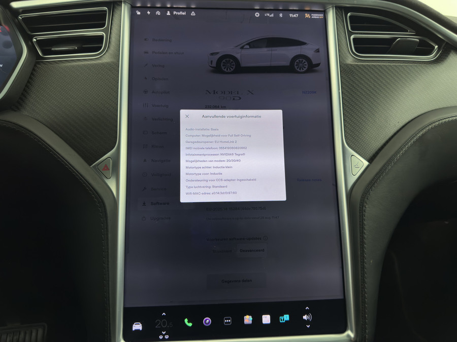 Tesla Model X 90D Base [3-Fase-11kW]