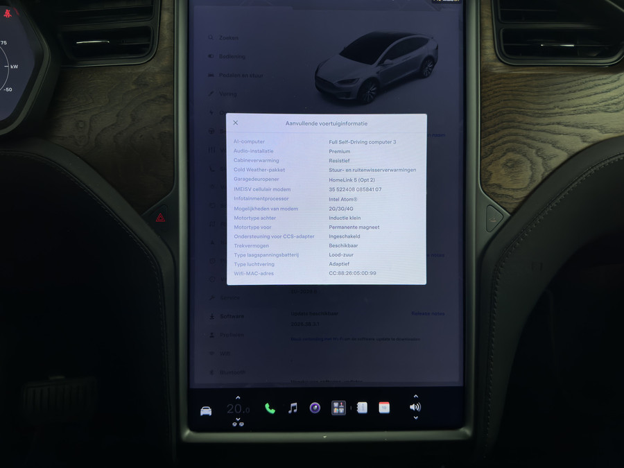 Tesla Model X 100D Long Range 6 pers.