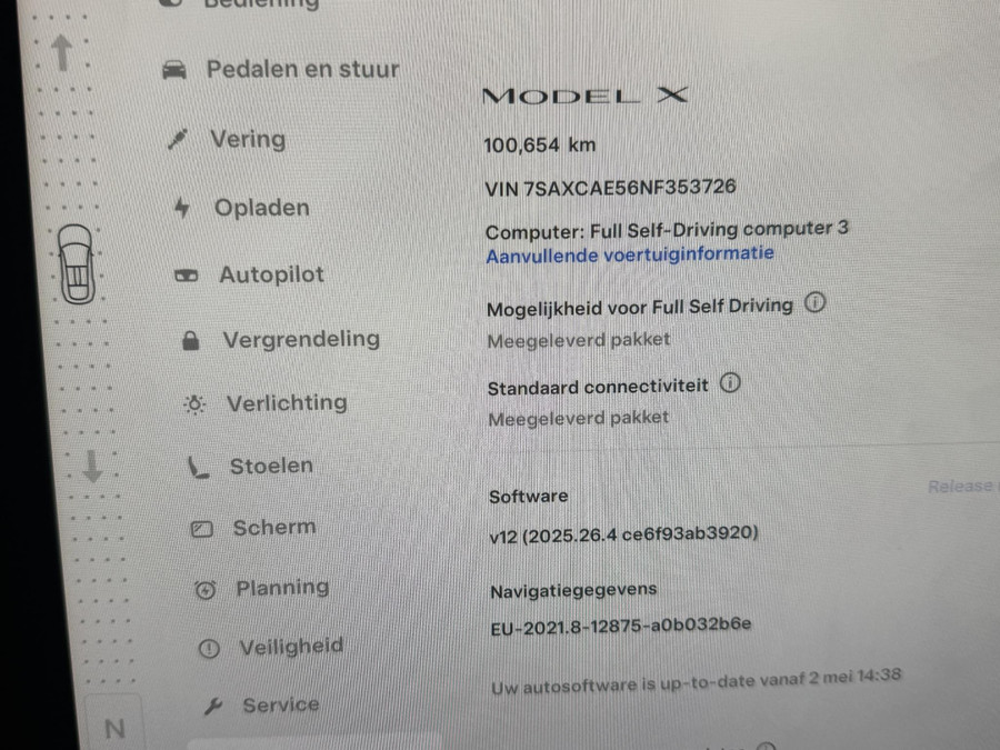 Tesla Model X Base AWD 7 personen