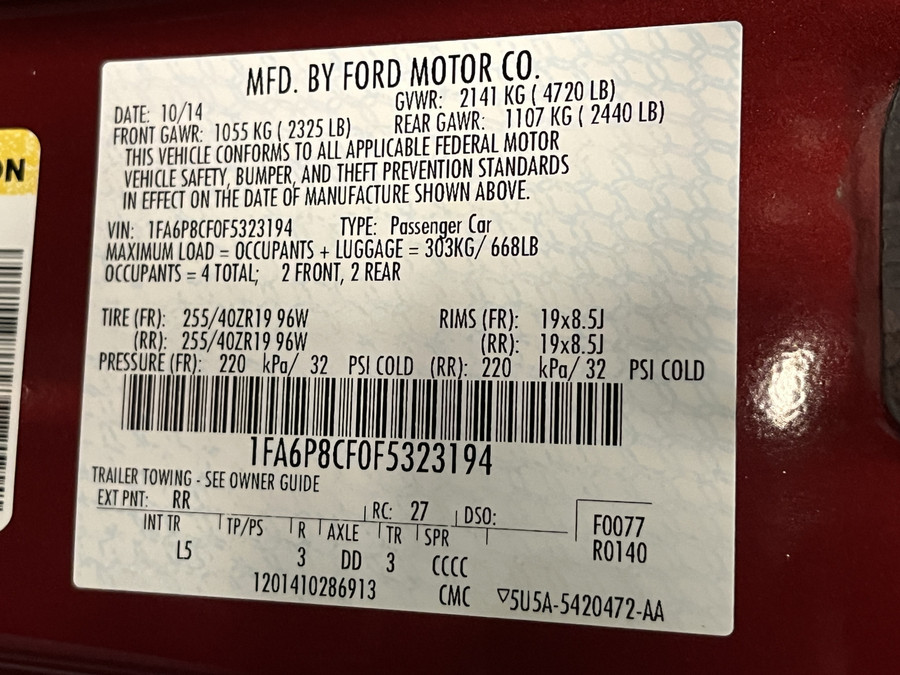 Ford Mustang Fastback 5.0i V8 50 Years Edition 441PK Automaat