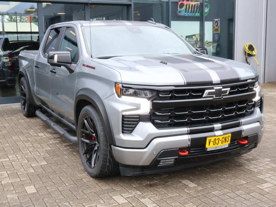 Chevrolet Silverado 6.2 V8 1500 RST / verlaagd / 22 zwarte velgen / Prins LPG / Folding cover