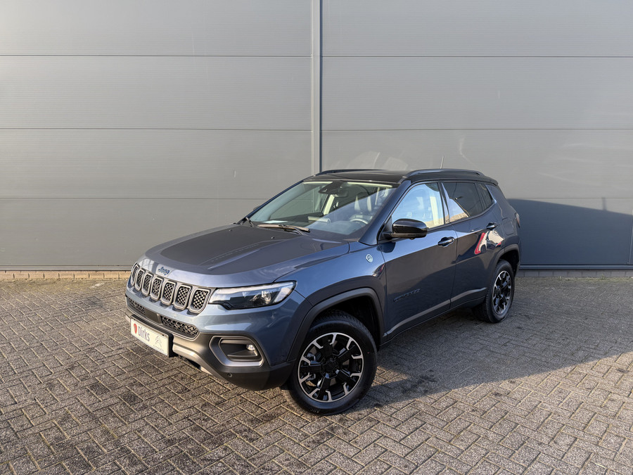 Jeep Compass 4xe 240 Plug-in Trailhawk (Elektrisch Schuifdak - Elektrische klep - 360gr camera - Leder incl verwa