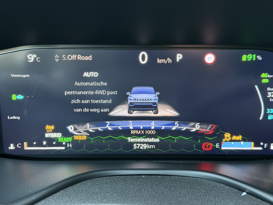 Jeep Compass 4xe 240 Plug-in Trailhawk (Elektrisch Schuifdak - Elektrische klep - 360gr camera - Leder incl verwa