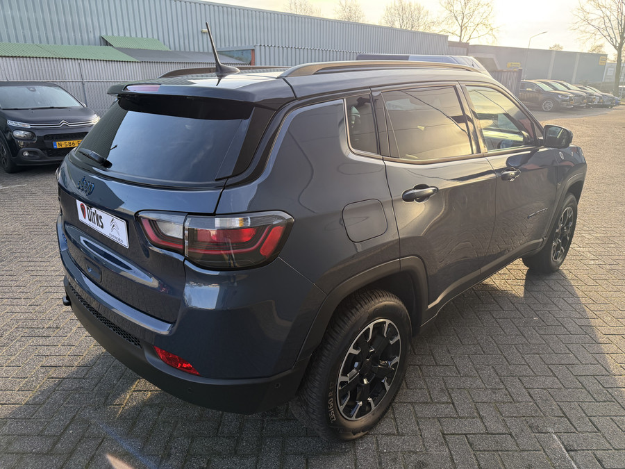Jeep Compass 4xe 240 Plug-in Trailhawk (Elektrisch Schuifdak - Elektrische klep - 360gr camera - Leder incl verwa