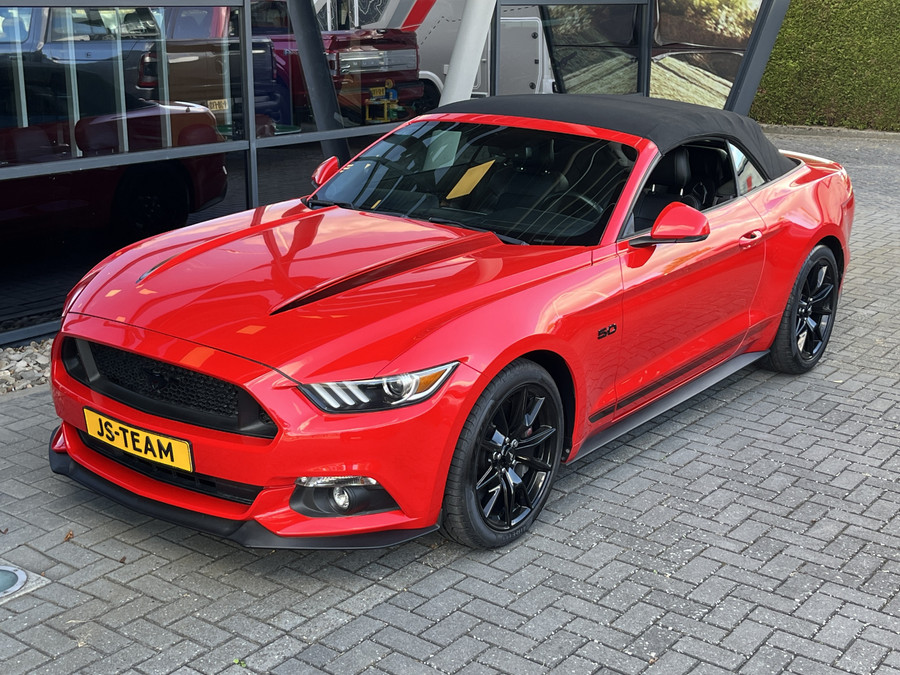 Ford Mustang Convertible 5.0 V8 GT 422PK Automaat Custom Pack Brembo Black Shadow Edition