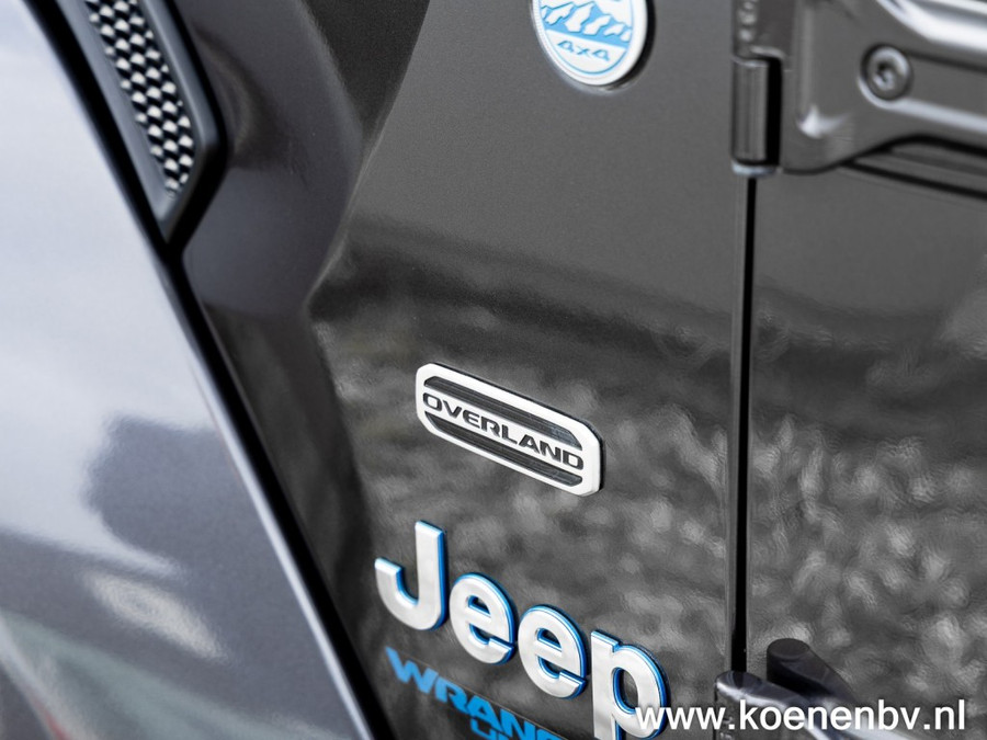 Jeep Wrangler 4xe 380pk Auto. 4x4 Overland MY SKY / LEER / ADAPT. CRUISE / CLIMA