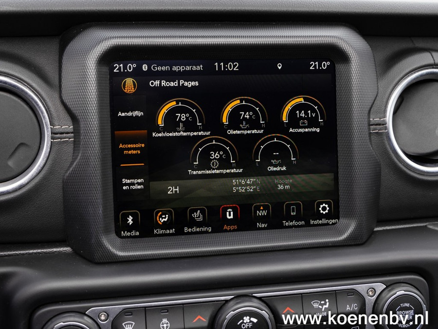 Jeep Wrangler 4xe 380pk Auto. 4x4 Overland MY SKY / LEER / ADAPT. CRUISE / CLIMA