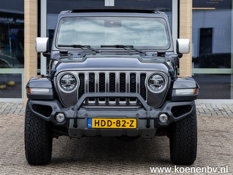 Jeep Wrangler 4xe 380pk Auto. 4x4 Overland MY SKY / LEER / ADAPT. CRUISE / CLIMA