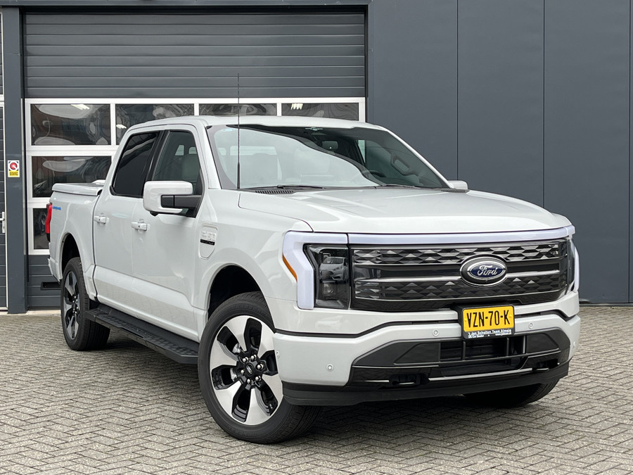 Ford F-150 Lightning Platinum Extended Range (510km) SuperCrew | BPM VRIJ | Trekhaak | Panodak | VOORRAADAUTO