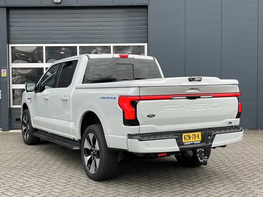 Ford F-150 Lightning Platinum Extended Range (510km) SuperCrew | BPM VRIJ | Trekhaak | Panodak | VOORRAADAUTO