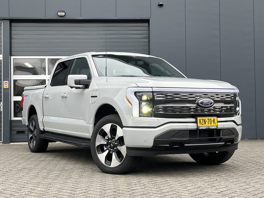 Ford F-150 Lightning Platinum Extended Range (510km) SuperCrew | BPM VRIJ | Trekhaak | Panodak | VOORRAADAUTO