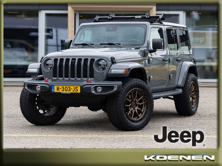 Jeep Wrangler 4XE 380 SAHARA 4x4 Automaat FUEL LM / BESTOP SUNRIDER / ENZ