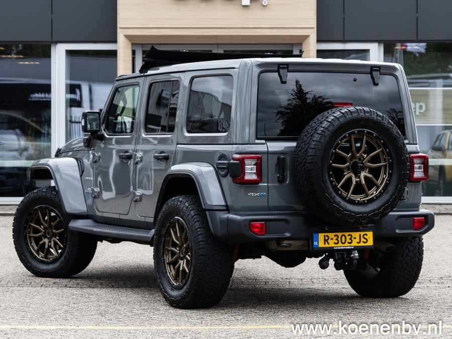 Jeep Wrangler 4XE 380 SAHARA 4x4 Automaat FUEL LM / BESTOP SUNRIDER / ENZ
