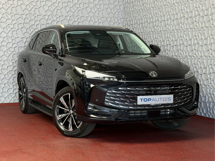 MG MG HS PHEV 1.5 TGDI LUXURY PHEV PLUG-IN HYBRIDE | LEER | 272PK NIEUWE AUTO | >1.000 KM TOTAAL BEREIK | 360° CAM