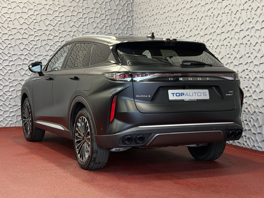 Omoda 9 OMODA 9 PREMIUM AWD | 145 KM ELEKTRISCH | 538 PK | MAT ZWART