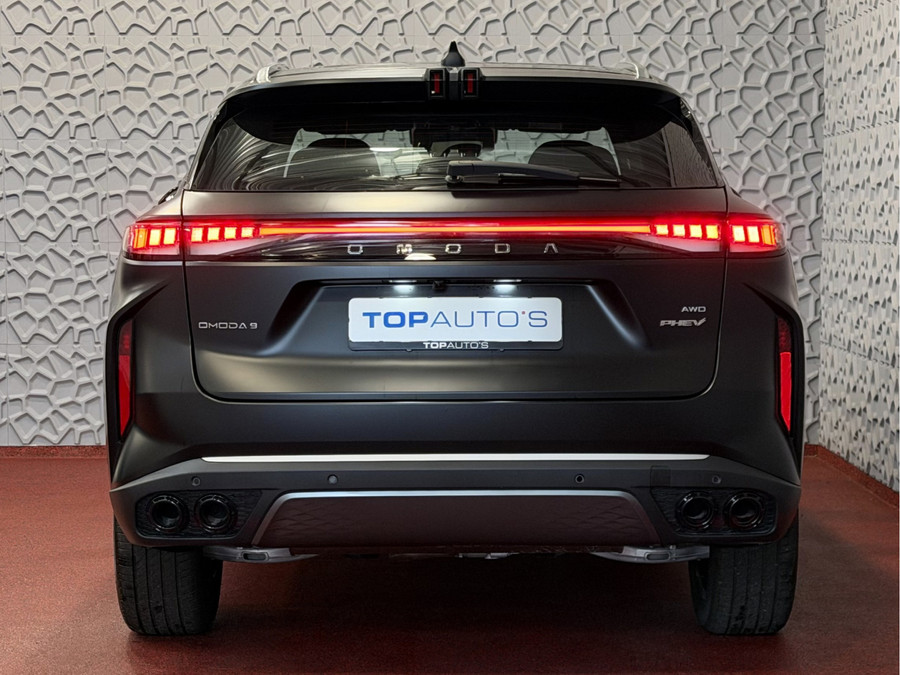 Omoda 9 OMODA 9 PREMIUM AWD | 145 KM ELEKTRISCH | 538 PK | MAT ZWART