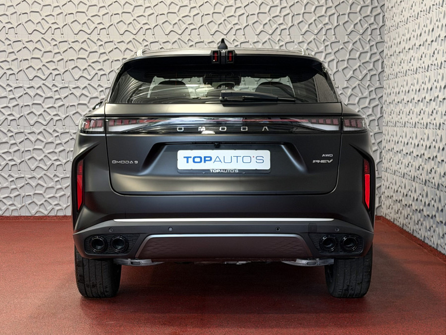 Omoda 9 OMODA 9 PREMIUM AWD | 145 KM ELEKTRISCH | 538 PK | MAT ZWART