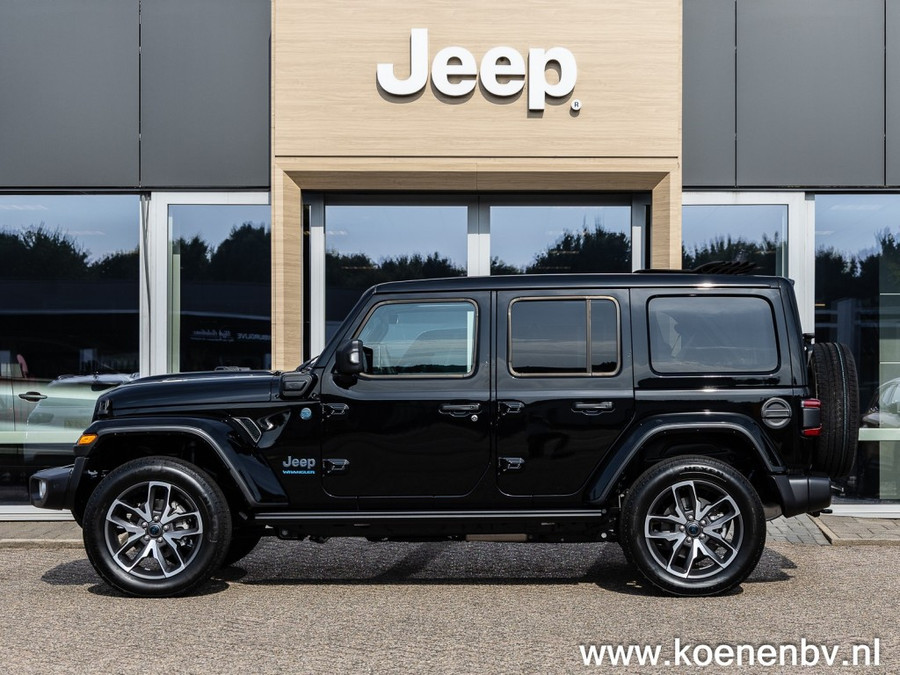 Jeep Wrangler 4xE Sahara 4wd Auto. 20 LM / SKY ONE SOFTTOP / 2500 KG Trekgewicht