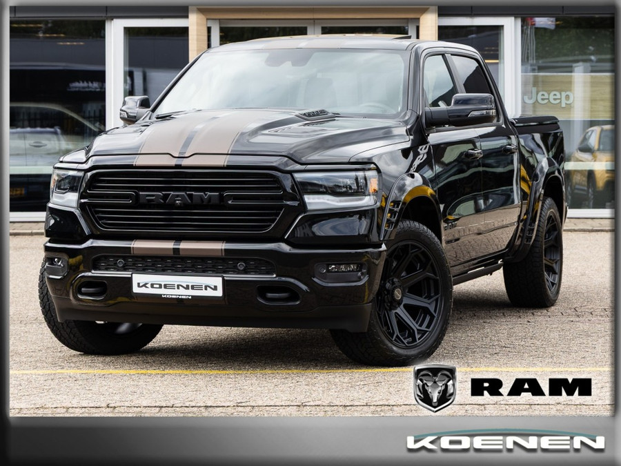 Dodge RAM Pickup 5.7 V8 4x4 Aut. Laramie Sport Automaat LPG G3/ PANO/ LEER/ LPG/NIGHT STRIPING