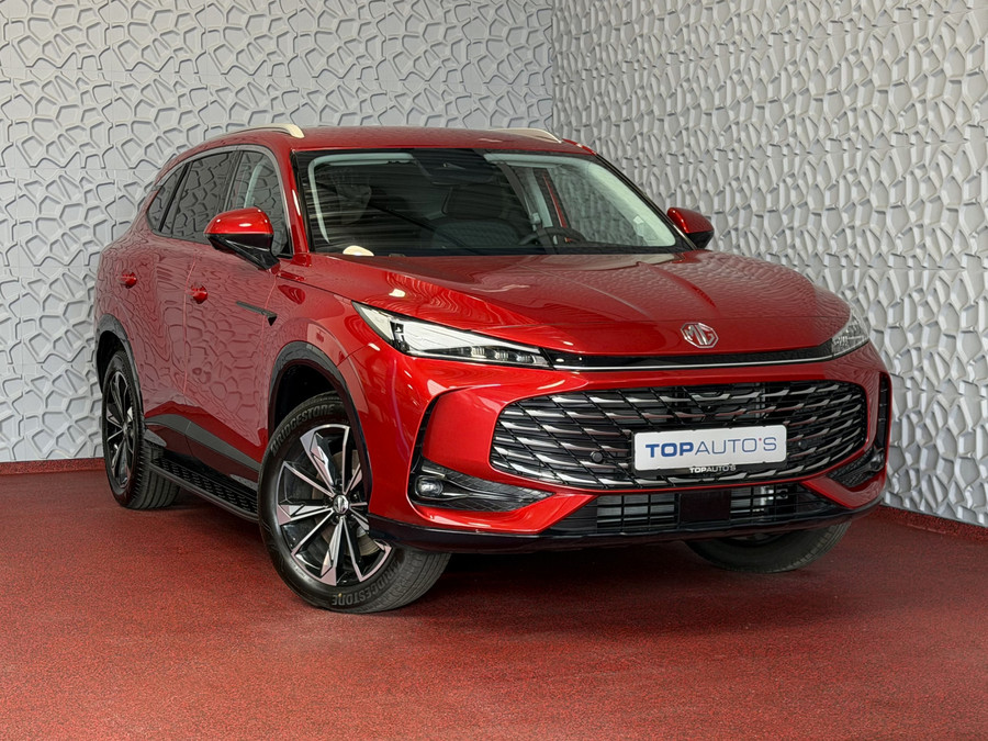 MG MG HS PHEV 1.5 TGDI LUXURY PHEV PLUG-IN HYBRIDE | LEER | 272PK NIEUWE AUTO | 100KM ELEK. BEREIK | 360° CAMERA |
