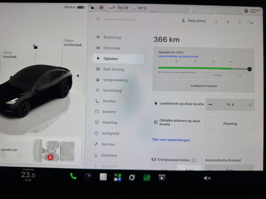 Tesla Model Y Long Range AWD 75 kWh (3-Fase-11kW) {SoH-87%}