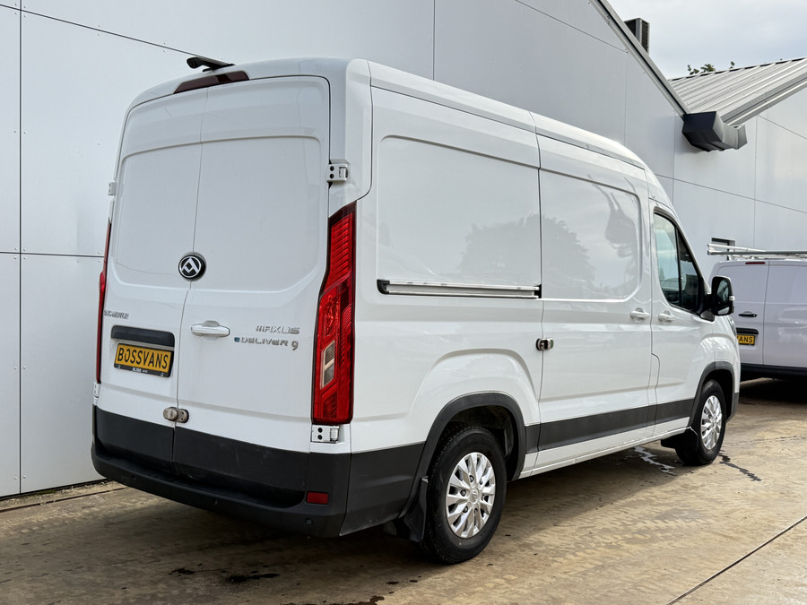 Maxus eDeliver 9 72kWh 204PK L2H2 280km Stad WLTP Snelladen LED Carplay Cruise control Camera Airco Parkeersensoren v