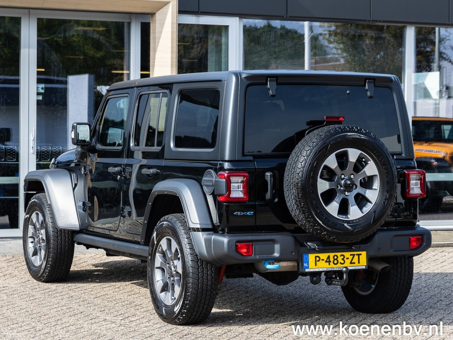 Jeep Wrangler 4XE 380pk 4X4 Autom. Rubicon LEER / CLIMA / TREKHAAK