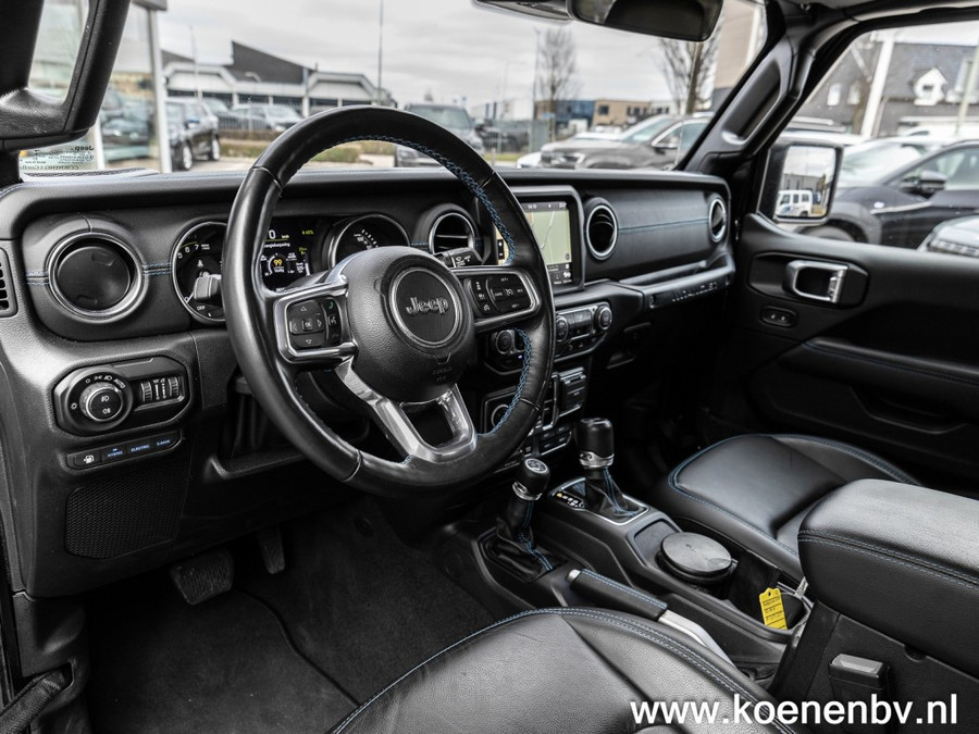 Jeep Wrangler 4XE 380pk 4X4 Autom. Rubicon LEER / CLIMA / TREKHAAK