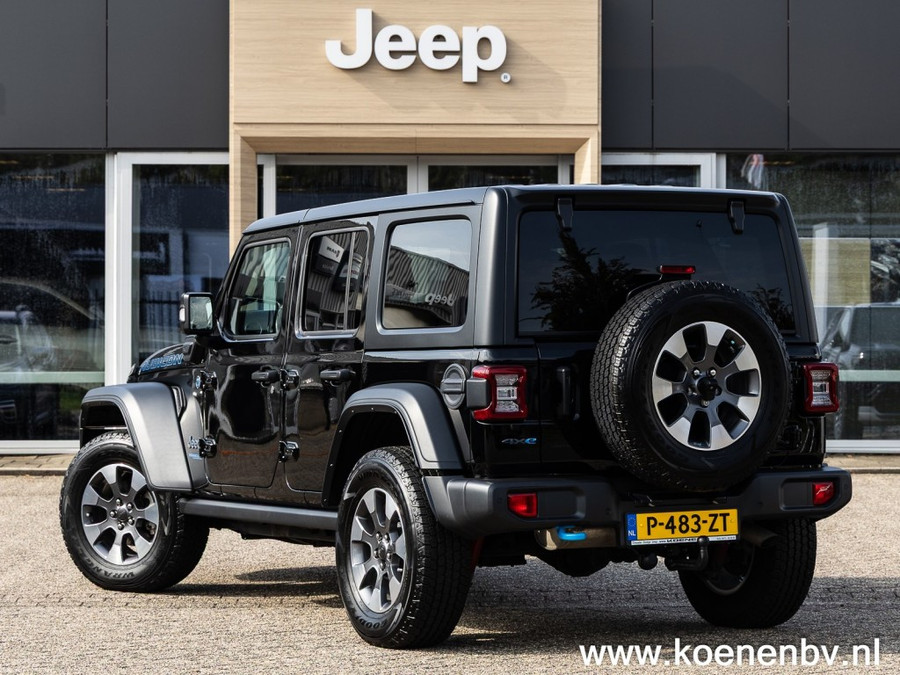Jeep Wrangler 4XE 380pk 4X4 Autom. Rubicon LEER / CLIMA / TREKHAAK