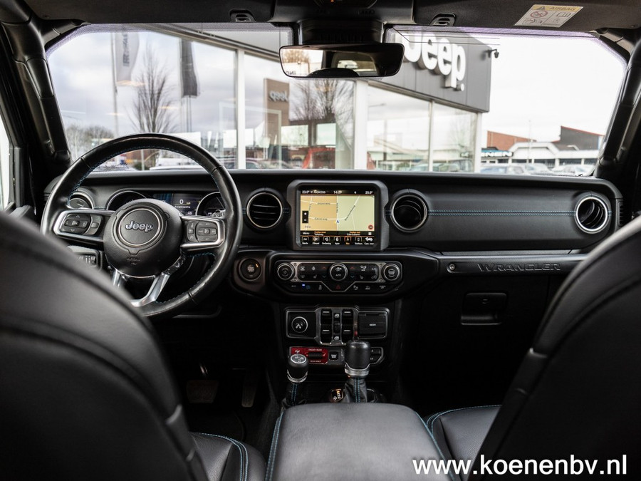 Jeep Wrangler 4XE 380pk 4X4 Autom. Rubicon LEER / CLIMA / TREKHAAK