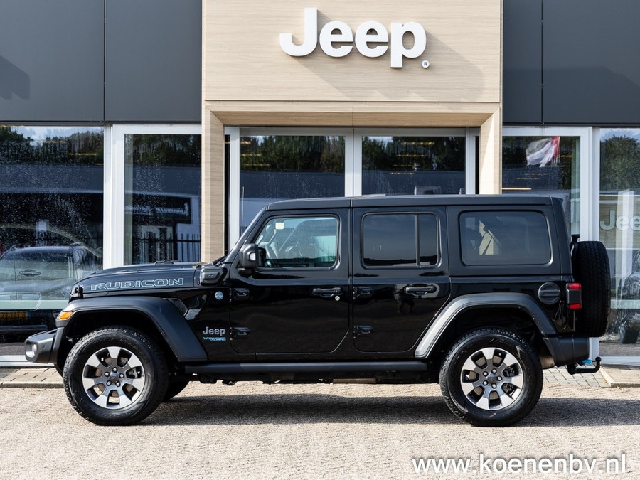 Jeep Wrangler 4XE 380pk 4X4 Autom. Rubicon LEER / CLIMA / TREKHAAK