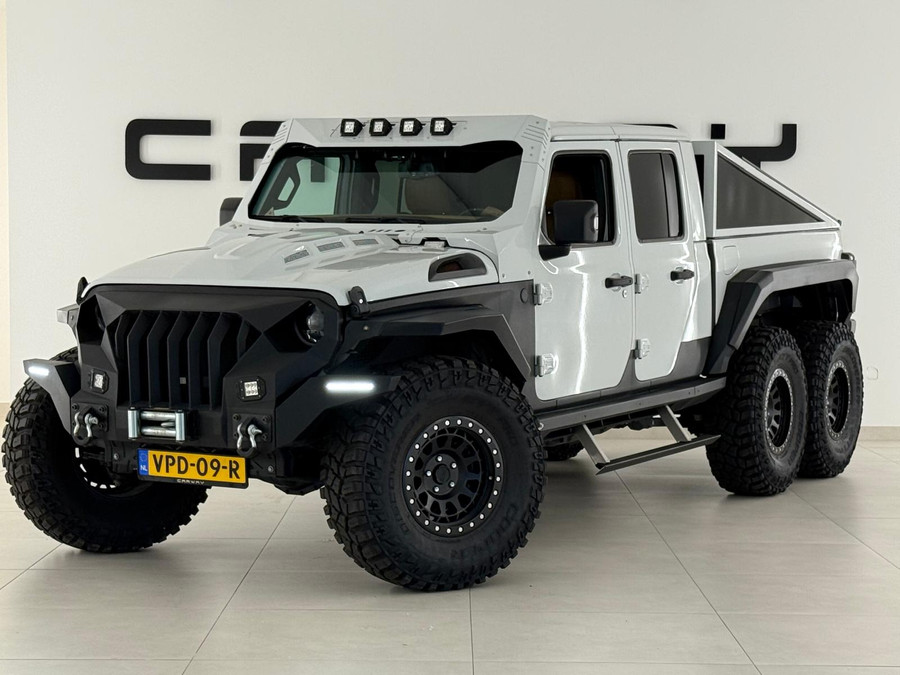 Jeep GLADIATOR Greenhill 6x6 Uniek Lier Leder Brute machine