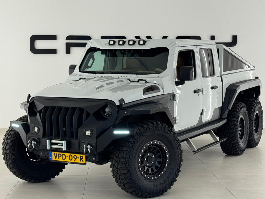 Jeep GLADIATOR Greenhill 6x6 Uniek Lier Leder Brute machine