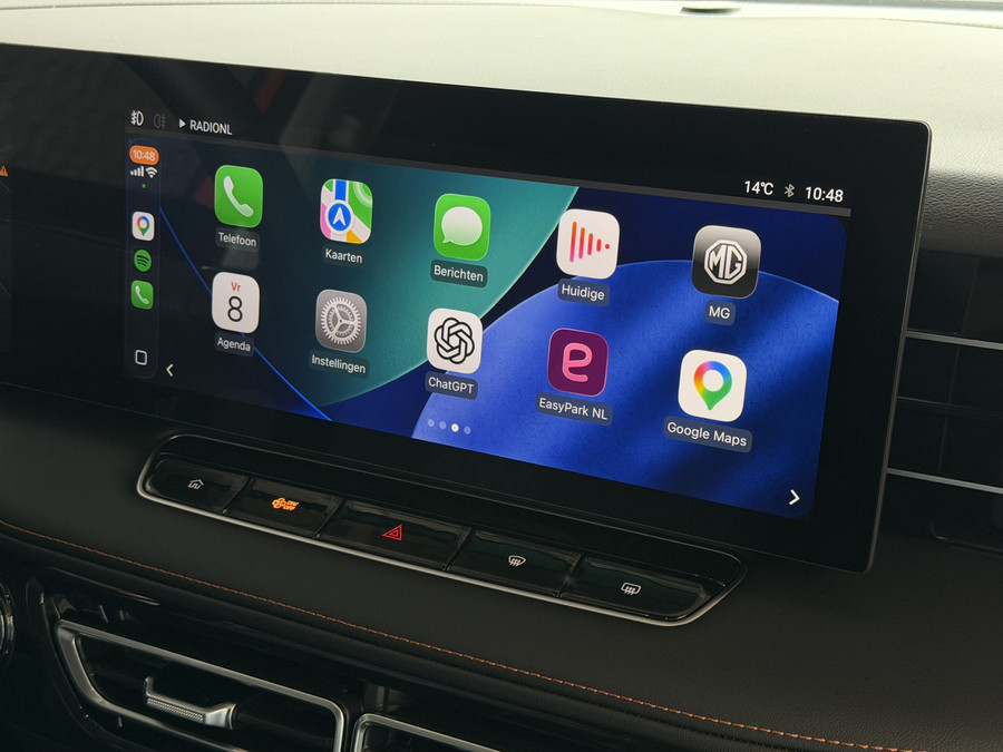 MG MG HS PHEV 1.5 TGDI LUXURY PHEV PLUG-IN HYBRIDE | LEER | 272PK NIEUWE AUTO | >1.000 KM TOTAAL BEREIK | 360° CAM
