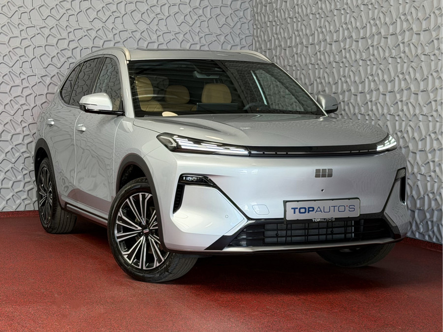 Geely Starray EM-i 1.5 MAX+ PHEV LONG RANGE BRUIN LEER 29,8 KWH | 136km WLTP | PANORAMADAK | MASSAGE /STOEL/VERW/KOELIN