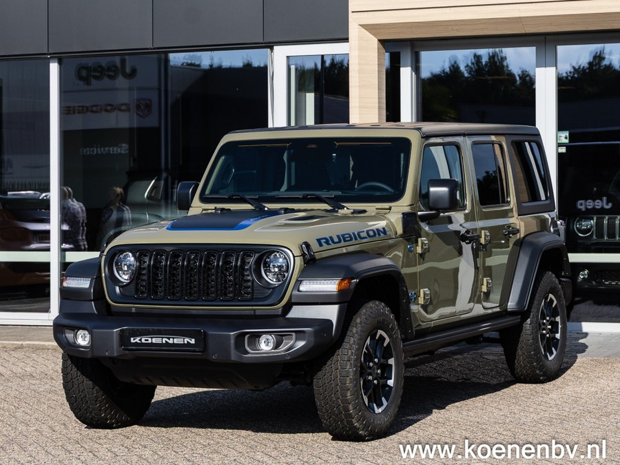Jeep Wrangler 4xE 380pk Auto. 4x4 RUBICON 1941 2500 KG Trekgewicht