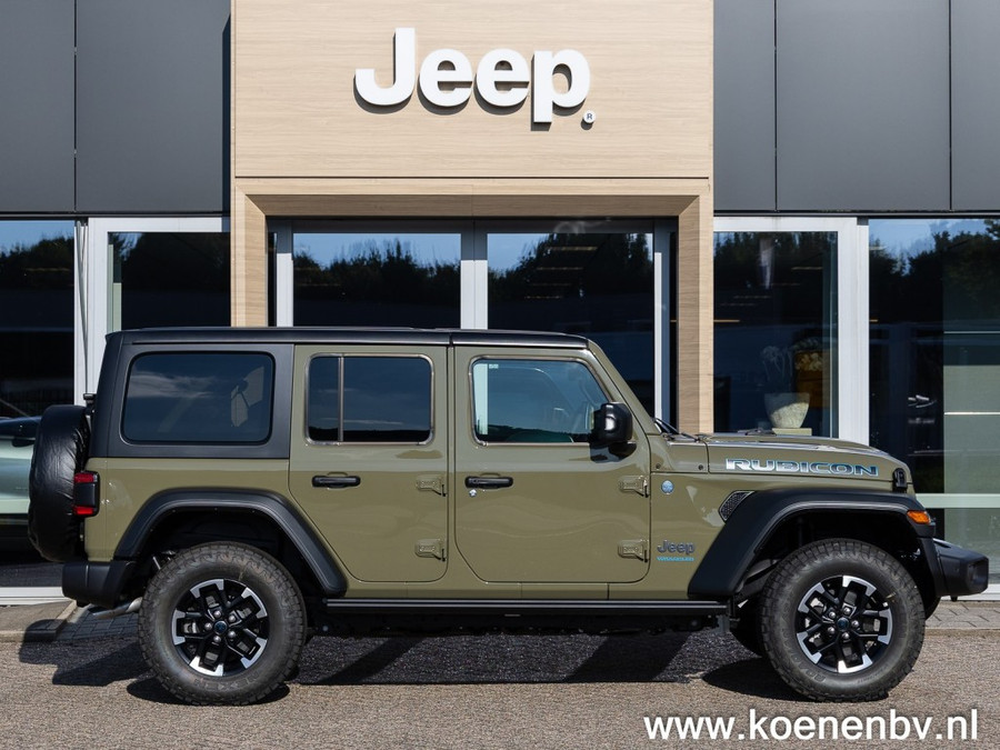 Jeep Wrangler 4xE 380pk Auto. 4x4 RUBICON 1941 2500 KG Trekgewicht
