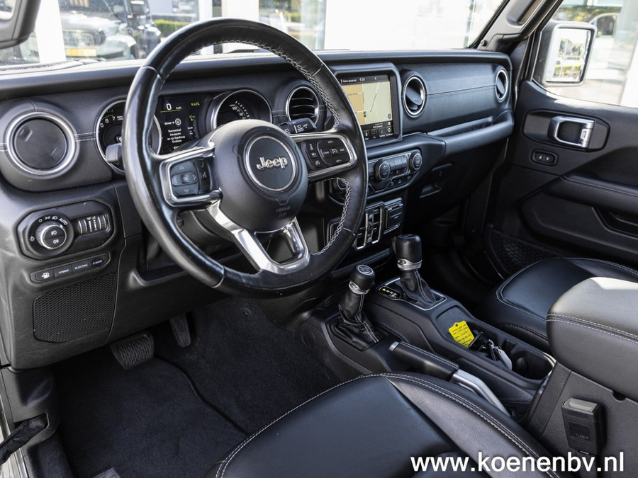 Jeep Wrangler 4xE 380 4wd Autom. Sahara CLIMA / LEER / ADAPT. CRUISE / CAMERA v+a