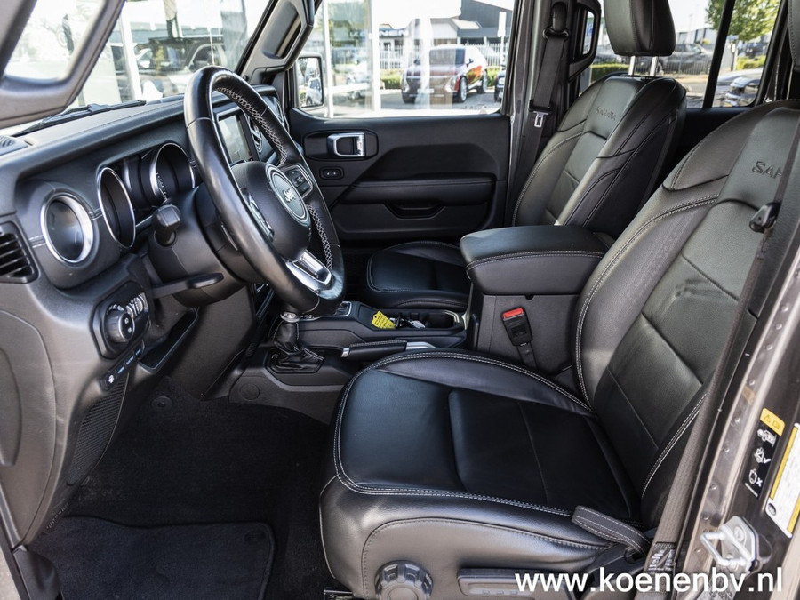Jeep Wrangler 4xE 380 4wd Autom. Sahara CLIMA / LEER / ADAPT. CRUISE / CAMERA v+a