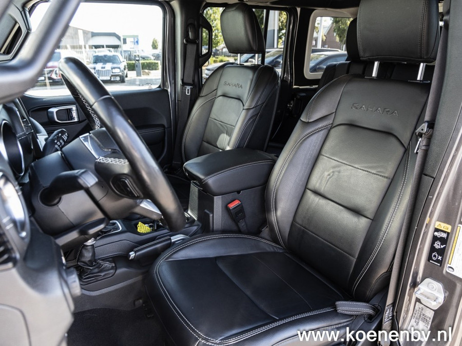 Jeep Wrangler 4xE 380 4wd Autom. Sahara CLIMA / LEER / ADAPT. CRUISE / CAMERA v+a