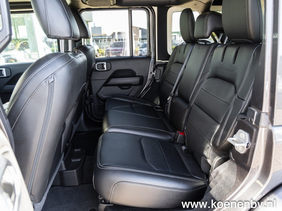 Jeep Wrangler 4xE 380 4wd Autom. Sahara CLIMA / LEER / ADAPT. CRUISE / CAMERA v+a