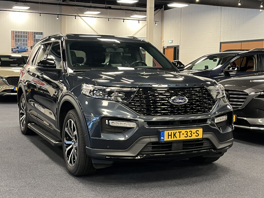 Ford Explorer 3.0 V6 EcoBoost PHEV ST-Line 457PK AWD | 7-Persoons | Trekhaak | Panodak | Sidebars
