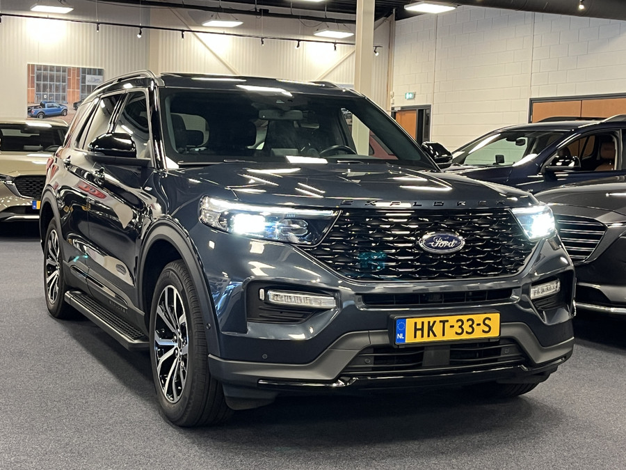 Ford Explorer 3.0 V6 EcoBoost PHEV ST-Line 457PK AWD | 7-Persoons | Trekhaak | Panodak | Sidebars